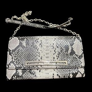 Snakeskin clutch